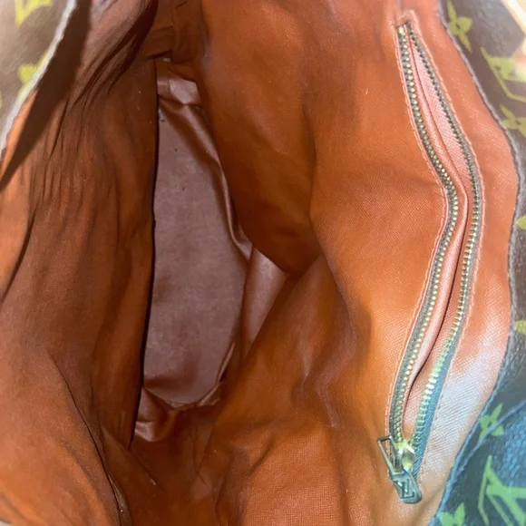 Monogram Tote with Brown and Tan Accents - Picture 6 of 9